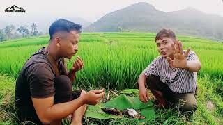 SURVIVAL‼️DI SAWAH ENAK SEKALI