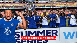 Ben Chilwell drops Mbappe to Chelsea HINT during PL-Summer-series trophy celebrations