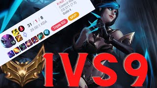 How to 1v9 solo win as Evelynn in gold | Educational commentary