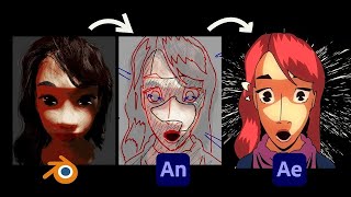 How I Used Blender as a Reference for 2d Animation