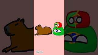 capybara in different languages ​​( ib : @BrodaHafizi ) #countryballs #meme #animation #flipaclip