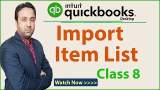 How To Import Item list in QuickBooks Desktop