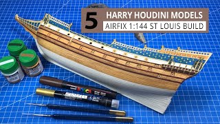 Airfix St Louis Part 5 Detailing and Gilding the Hull