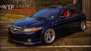 VIP CLAZZIO INTERIOR| Acura TL diamond stitch seat cover install|