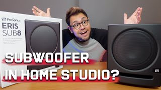 Un SUBWOOFER in HOME STUDIO - PreSonus Eris Sub8 - Unboxing e Recensione