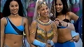 É o Tchan com Carla Perez e Scheila Carvalho e Gang do Samba com Rosiane Pinheiro no Faustão 1997