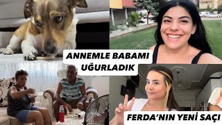 Vlog // Annem Ve Babam Gitti // Kızlar Geldiler / Cesur 🐶