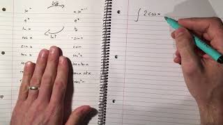 57  Integrating Standard Functions   Chapter 11 section 1 Edexcel Pure A Level