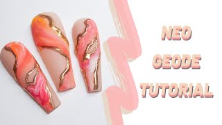 Neo Geode Nail Art Tutorial