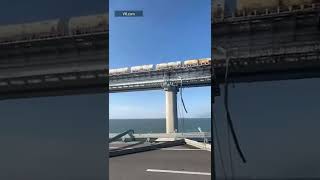 Сonsequences of the explosion on the Crimean bridge Glory to Ukraine🥰