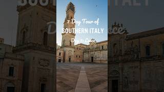 7 Day Tour of Southern Italy | Lecce (The Florence of the South) #Italy #Travel