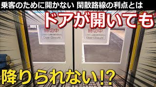 【今月末まで】ドアが開くのにホームに降りられない 邪魔するホームドアの謎 閑散路線の意外な利点とは｜あおなみ線名古屋駅・小本駅ほか【ミニ解説・彩澄りりせ】