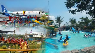 Taman bermain Saygon Water Park | Simulasi Penerbangan Boing 737 -400 series