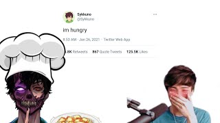 Sykkuno tweets "I'm hungry" & Chef Corpse summons with ravioli...