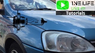 Vauxhall Opel Corsa C - Front Lights Replacement Headlight Bulb Change * ALL BULBS COVERED *