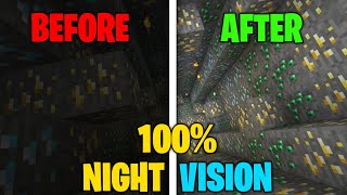 Night Vision Texture Pack Mcpe 1.19.81+ / 1.20  | Night Vision Mcpe 1.19 [ 100% Working ]