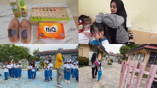 UNBOXING PAKET CIYA LANJUT MENGANTAR ANAK SEKOLAH BARENG ABI