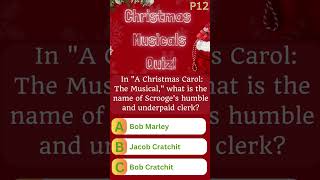 Christmas Quiz With Answers - Musicals