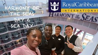 TRAVEL VLOG: YNS TRAVELING WITH HARMONY OF THE SEAS | Caribbean￼ Cruise🚢 |DAY 6 |SEA DAY