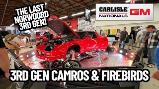 3rd Gen Camaros & Firebirds FULL WALKTHROUGH at Carlisle GM Nationals 2022 - LAST Norwood 3rd Gen!