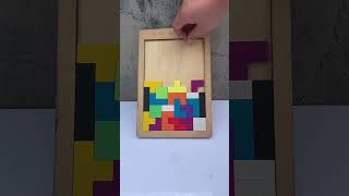 Wooden Intelligence Building Block | Tangram For Kids #shorts  #trending #viral