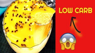 Como Fazer Mousse de maracujá low carb? #short