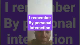 remember by interactions