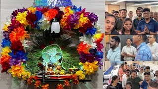 Ganpati Bappa Aarti In Office 2023 || #ganeshchaturthi #ganpati #aarti #indigo #officepooja #office