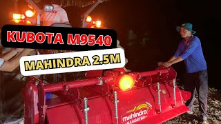 KUBOTA M9540 & DÀN XỚI MAHINDRA TẠI LỘC HÓA - LONG AN