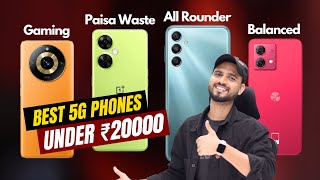 Top 5 Best 5G Smartphones under ₹20000 in India 2023 || Best Phone under 20000