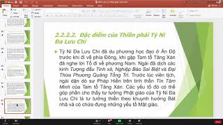 Lịch sử Phật Giáo Việt Nam buổi 2A TT TS Thích Phước Đạt