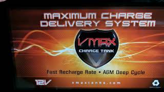 Vmaxtanks VMAXSLR125 AGM 12V 125Ah SLA Rechargeable Deep Cycle Battery