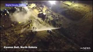 Police Use Water Cannon on Dakota Access Pipeline Protesters