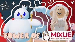 MAIN TOWER OF MIXUE DI ROBLOX BARENG SUBSCRIBER!🥤🧋 || ROBLOX TOWER OF MIXUE