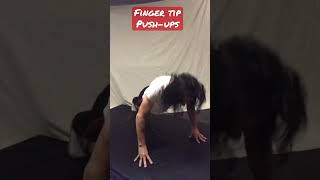 Fingertip pushups