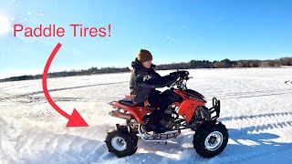 This Trx450 Rips in Snow!