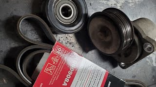 2.5 Mazda 6 Belt Tensioner and Idler Pulley Replacement