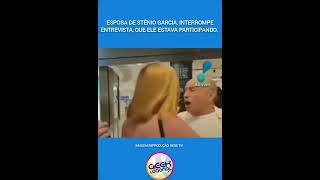 #Esposa de #stênio Garcia, interrompe #entrevista, que ele estava #participando.