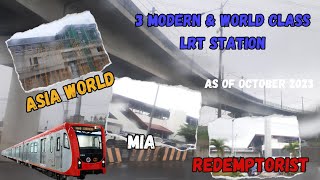 3 IN 1 MODERN & WORLD CLASS STATIONS ON THE RISE! LRT 1 CAVITE EXTENSION UPDATE OCTOBER 2023