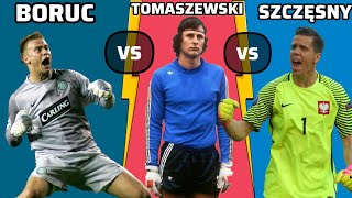 Najlepsi Polscy bramkarze porównani w 4 minuty. Szczęsny vs Boruc vs Tomaszewski