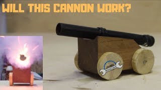 Can We Make A Working Cannon #evolutionpowertools #Cannon #evolutionr255sms