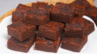 Chocolate brownie recipe without egg | Easy brownie recipe at home