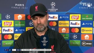 Jurgen Klopp Post Match Interview | Real Madrid vs Liverpool 1-0 Champions League Final 2022