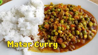 Matar Masala Curry | Green Peas Masala | Sauté