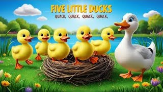 Five Little Duckling Songs  /  Nursery Rhymes & Kids Song | Nwe Bornbaby Song