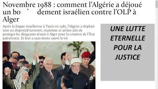 Filistine Membre De L'ONU: Ultime Victoire De La Lutte Constante De L'Algérie ?