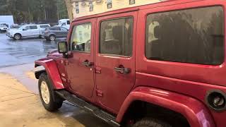 2012 Jeep Wrangler Sahara Unlimited 3.6ltr