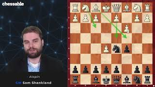 GM Sam Shankland Explains how to play the Alapin as Black