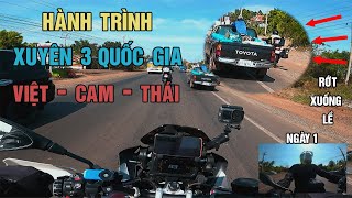 Tour Việt-Cam-Thái [Ngày 1] Sài Gòn - Cửa Khẩu Xa Mát - Siem Reap Cambodia (460km) | BMW R1250 GSA