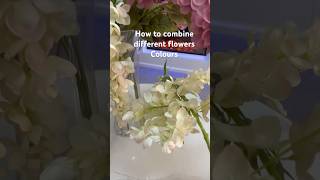 How to mix different colours flowers / flowers arrangement / flowers combination  / indoor flowers